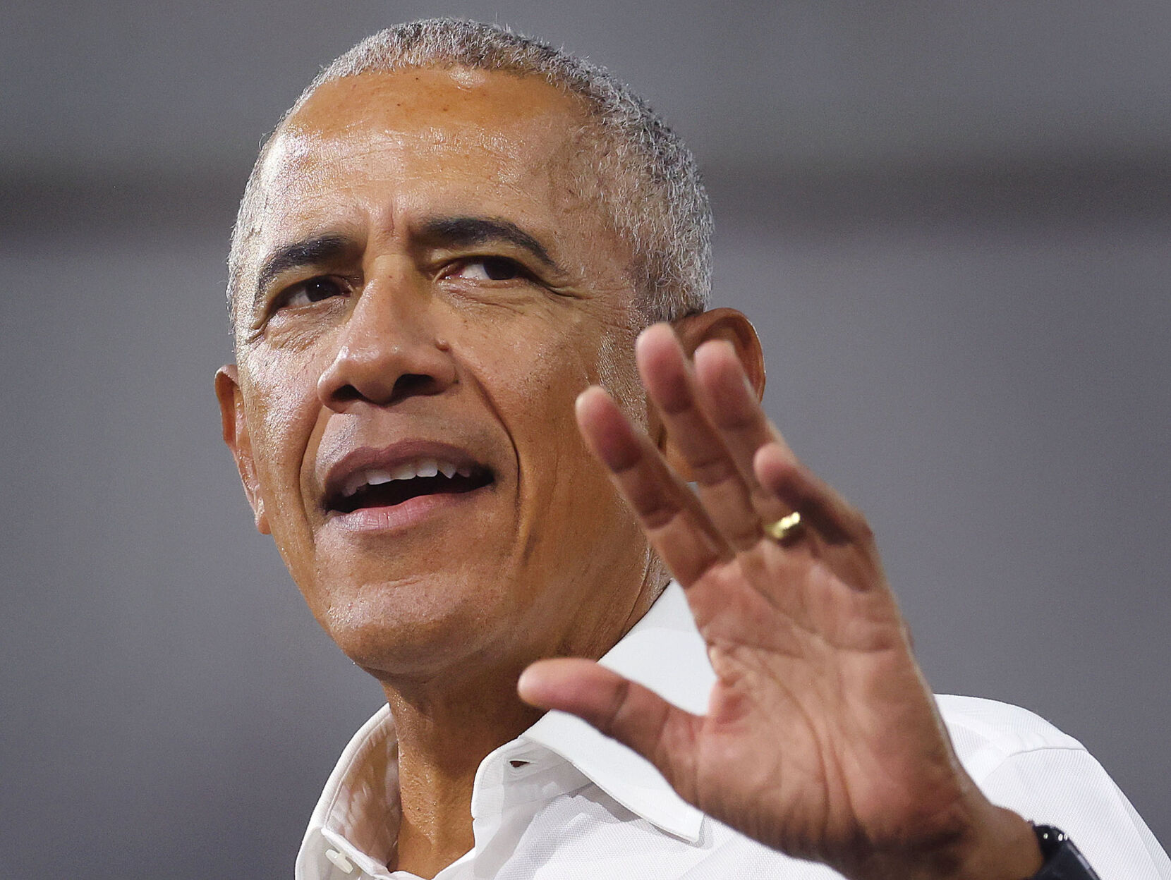 Former President Barack Obama in Tucson
